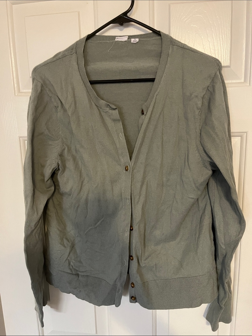 GAP Sage Green Women's Button-Front Cardigan